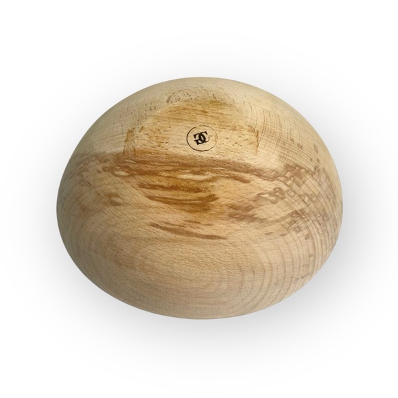 Vintage: Williams Sonoma 𖦹 Set of 4 Hand Carved Maple Salad Bowl 𖦹 - Picture 10 of 17